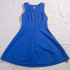 VINCE CAMUTO BLUE SLEEVELESS WORK DRESS SIZE 6